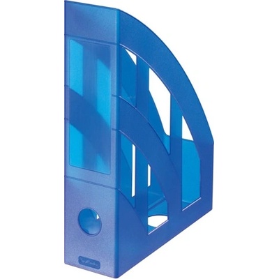 HERLITZ Stojan na časopisy - Classic modrý - transparent. – Zboží Dáma