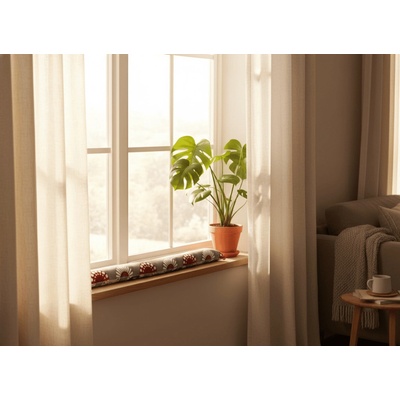 TEXIM látková zábrana proti průvanu 115 - 120 cm