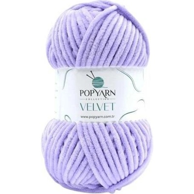 POPYARN Pletací příze Velvet B016 - fialová
