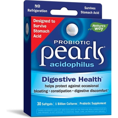 Nature's Way Probiotic Pearls Acidophilus, 30 меки капсули, Nature's Way