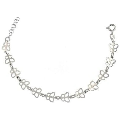 Infinitysilver Dětský stříbrný náramek motýlci 251304