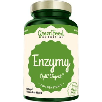 GreenFood Enzymy Opti 7 Digest 90 kapslí