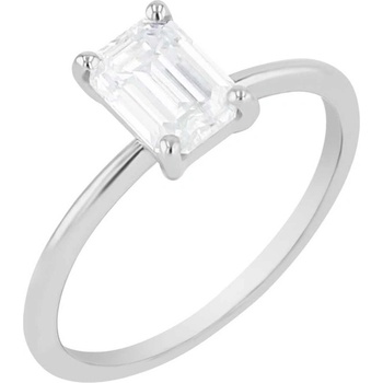 Eppi Zásnubní prsten s emerald moissanitem Olson R44772