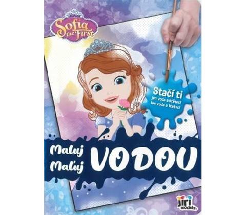 Maľuj vodou Sofia Prvá Disney