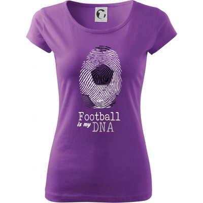 Football is my DNA Pure dámske tričko Fialová