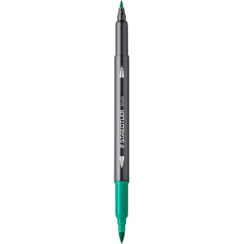 STAEDTLER Акв. флумастри Staedtler 3001, двув, синьозел 581 (31648-А-СИНЬОЗЕЛЕН)