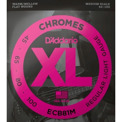 D'ADDARIO Chromes ECB81M (45-100)