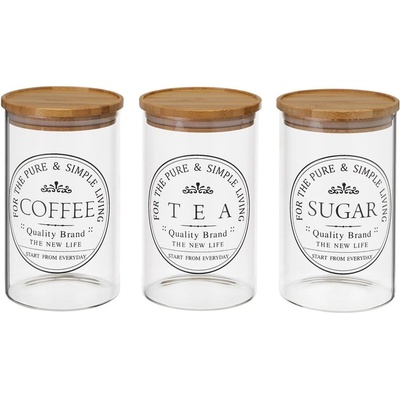 Casa Selección Стъклени кутии в комплект от 3 бр. - Casa Selección (803830)