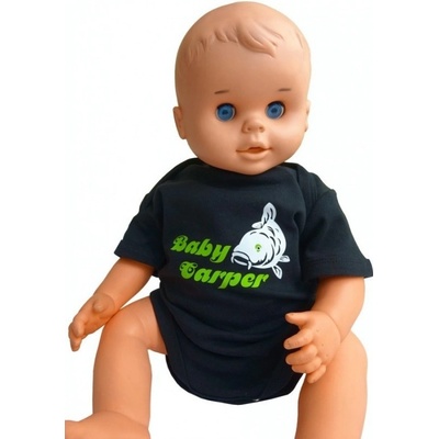 R Spekt Detské body Body Baby Carper Black
