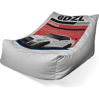 Sablio sedací vak lounge Nissan GTR 35 Godzilla 80 x 95 x 50 cm