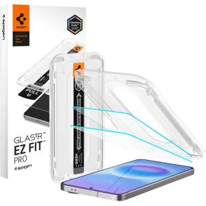 Spigen Протектор за Samsung Galaxy A57 5G - Glas. tR EZ-FIT Pro (2 pack) - Spigen - Прозрачен