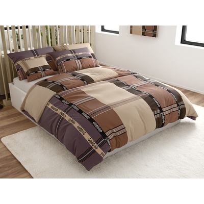 Textilomanie bavlna obliečky DANIELA béžové 70x90 140x220