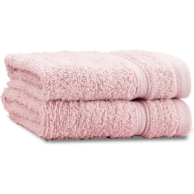 Catherine Lansfield Светлорозови памучни кърпи в комплект от 2 бр. от тери 30x30 cm Zero Twist - Catherine Lansfield (TW/42260/W/FC2/PK)