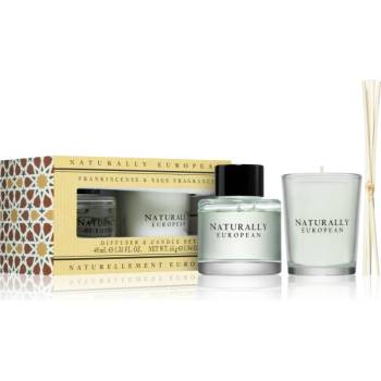 The Somerset Toiletry Co The Somerset Toiletry Co. Naturally European Mini Diffusser & Candle Set подаръчен комплект