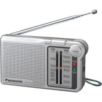 Panasonic Преносимо радио Panasonic RF-P150D, FM/AM, цифров тунер с AFC, 5.7 cm говорител, сребристо (RFP150DEG-S) Будилник