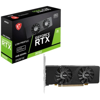 MSI GeForce RTX 3050 LP E OC 6GB GDDR6 96bit