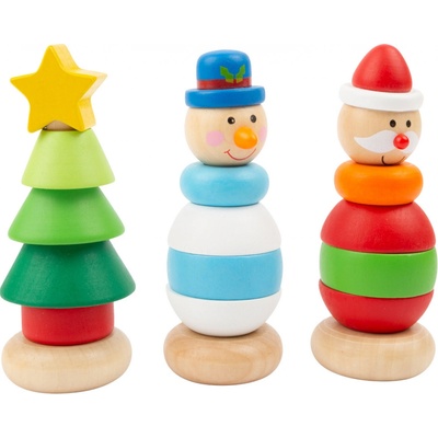 Small Foot Vánoční nasazovací figurka 1 ks modrá