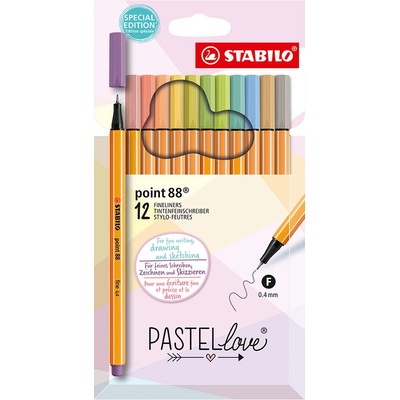Stabilo Point 88 PastelLove 12 ks