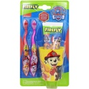 Paw Patrol Tlapková patrola zubní kartáček 2 kusy + zubní pasta 75 ml + kelímek darčeková sada