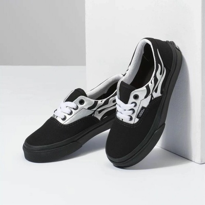 Vans JN Era Metallic Flame Black/Silver