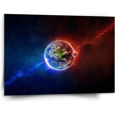 Sablio Obraz Planeta Země - 150x110 cm