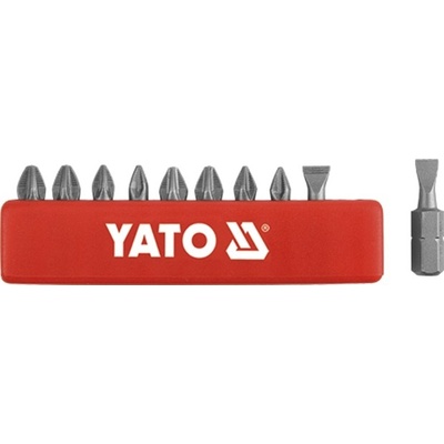 Sada bitov YATO 1/4" 25 mm 10 ks