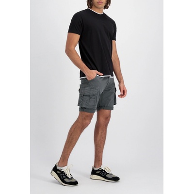 Alpha Industries kraťasy CREW SHORT vintage grey