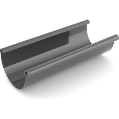 Bryza PVC strešný žľab 125 mm 2 bm grafit
