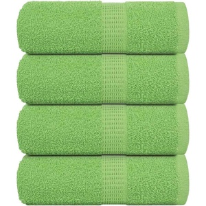 vidaXL Кърпи за пране FROGN 4 бр. ябълково зелени 30x30 см 360 г/м2 (137017)