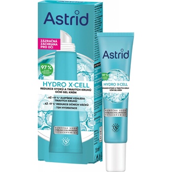 Astrid očný gél krém proti opuchom a tmavým kruhom Hydro X-Cell 15 ml