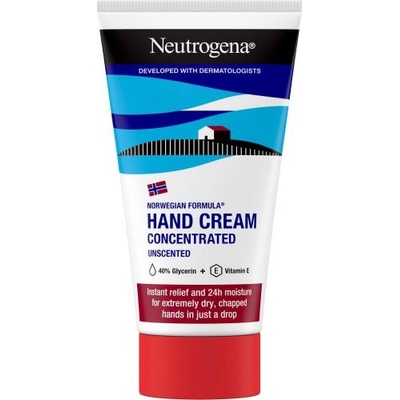 Neutrogena Norwegian Formula Hand Cream Unscented крем за сухи и напукани ръце без парфюм 75 ml унисекс