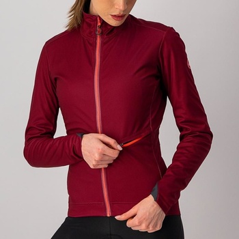 Castelli GO WINTER bordeaux/brilliant pink dámska