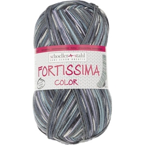 Schoeller + Stahl Fortissima Color 90028-2494 Grey Плетива прежда (90028-2494)