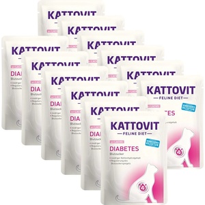 KATTOVIT Diabetes пастет с риба 12 x 85 г