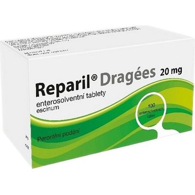 REPARIL- DRAGÉES POR 20MG TBL ENT 100