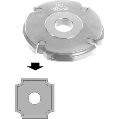 Nůž multi HW - 4x R5 pro frézu zaoblovací MULTIRADIUS