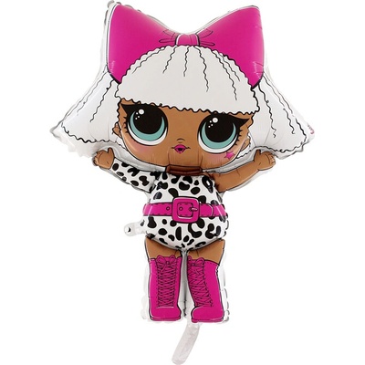 HOLLYWOOD Héliový balón LOL Surprise Diva Heart Pink