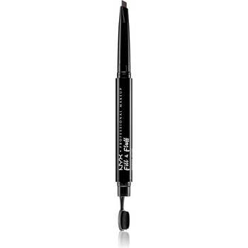 NYX Professional Makeup Fill & Fluff помада за вежди с молив цвят 07 - Esspresso 0, 2 гр