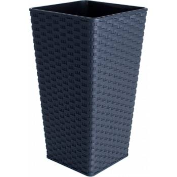 Image 1 of ALEANA САКСИЯ РАТАН КВАДРАТНА 27x27x51см ГРАНИТ (115041)