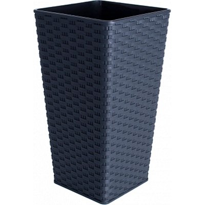 ALEANA САКСИЯ РАТАН КВАДРАТНА 27x27x51см ГРАНИТ (115041)