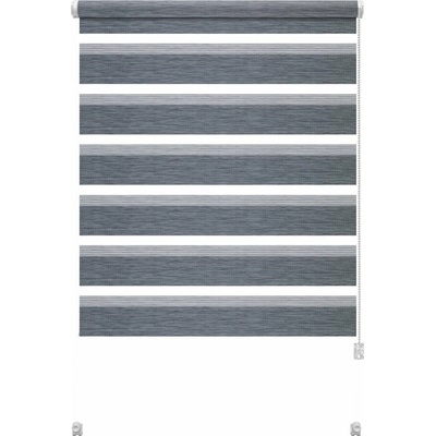 Gardinia Sivá roleta deň a noc 80x150 cm Zebra Natur