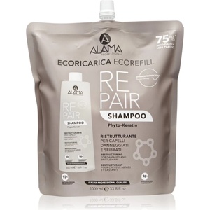 Alama Professional Repair Shampoo възстановяващ шампоан Eco Refill 1000ml
