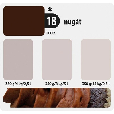 KITTFORT COLORLINE 2v1 0,35 kg Nugát