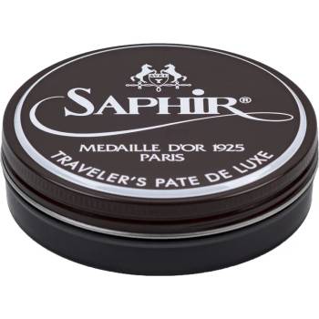 Saphir Wax Polish Medaille d'Or Traveler's Pate de Luxe (75 ml) - Dark Brown Восък за обувки Кожени обувки