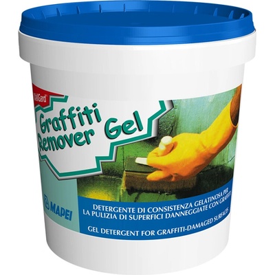 Mapei WallGard Graffiti Remover Gel gélový čistiaci prostriedok na graffiti 5 kg