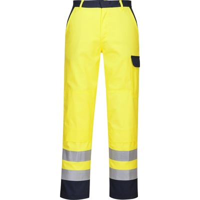 Portwest hi-vis bizflame pro fr92 / Огнеупорни светлоотразителни панталони, антистатични - hv жълти xxl (fr92yerxxl)