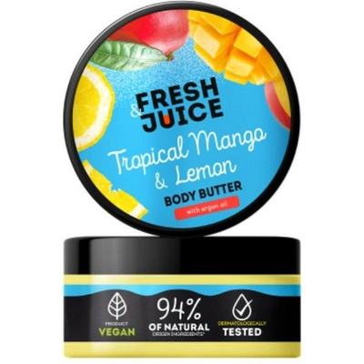 Fresh Juice tropické mango a citrónTelové maslo 200 ml