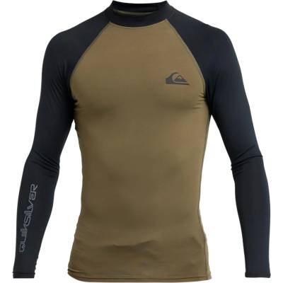 Quiksilver Мъжка плажна тениска от ликра Quiksilver Everyday UPF 50 L/S Lycra - Grape Leaf / Black - размер 3XL (050-1598-0817)