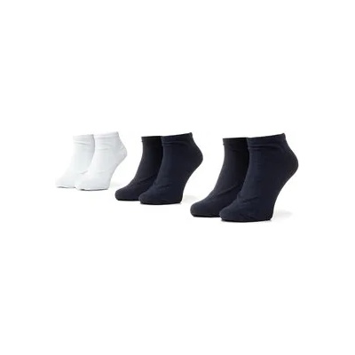 Kappa Комплект 3 чифта къси чорапи унисекс 704275 Тъмносин (704275)