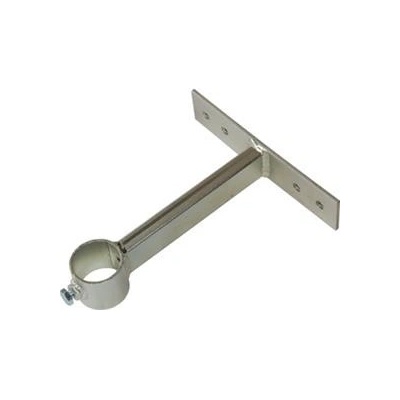 Držák stožáru 60mm, 20cm od zdi (delší pás), zinek Galva